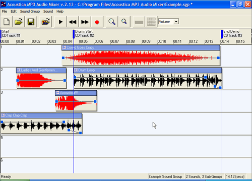acoustica mp3 audio mixer code